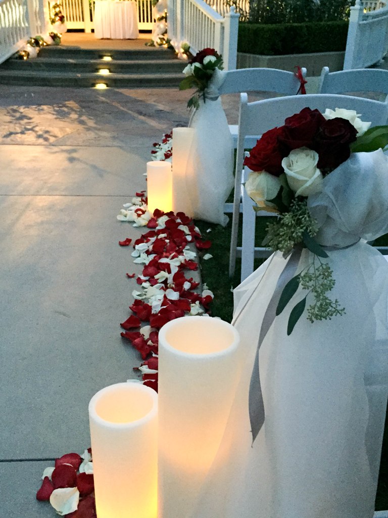 A True "Guest" Post - Renee and Diana's Red and White Winter Disneyland Wedding