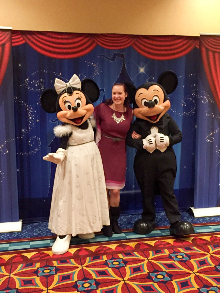 A True "Guest" Post - Renee and Diana's Red and White Winter Disneyland Wedding