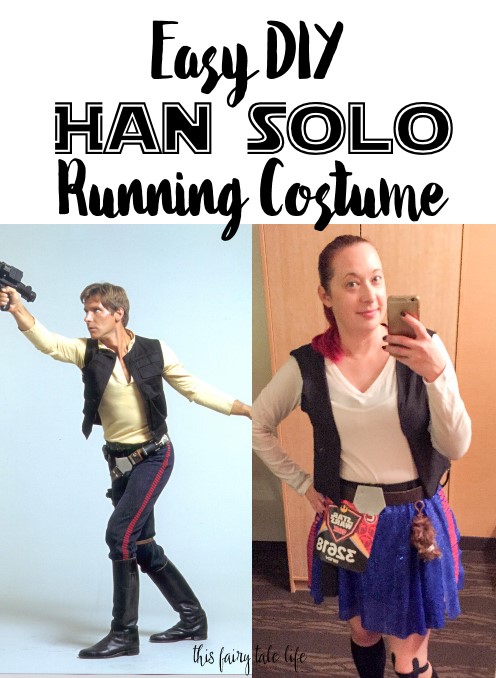 Easy Diy Han Solo Running Costume This Fairy Tale Life - Han Solo Outfit Diy